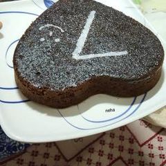 A picture of Parle-G biscuit cake.