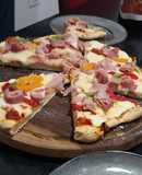 Pizza a la piedra