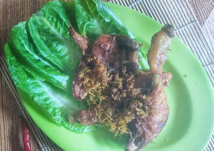 Langkah Mudah untuk Menyiapkan Ayam goreng bumbu kuning, Bikin Ngiler