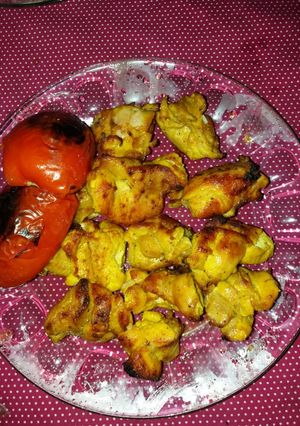 عکسی از دستور جوجه کباب فوری 😋😁