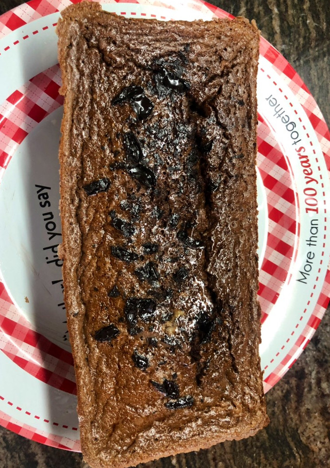 Una foto de Tarta de puding de chocolate saludable😋🍫