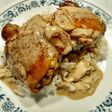 Coconut chicken adobo