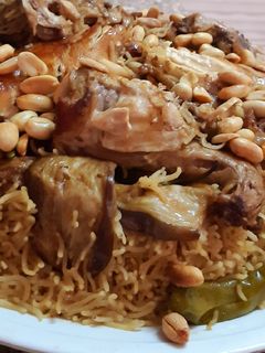 صورة لوصفة مقلوبة الدجاج