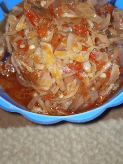 A picture of Cabbage sauce.