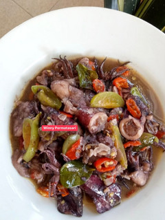 Foto resep Tumis Cumi Hitam