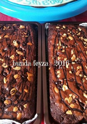 Foto resep Brownies setengah kilo aka. Shiny Crust Brownies