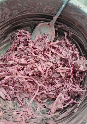 O poză a rețetei Salata Coleslaw (varza rozie).
