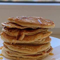 A picture of Eggless pancakes.