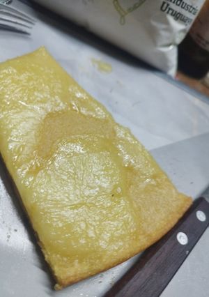 Una foto de Fainá de garbanzos sin gluten