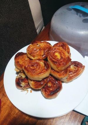 Una foto de Rolls de jamón y queso
