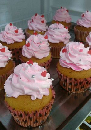 Una foto de Cupcakes de vainilla