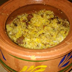 Beef Matka biryani😋 A picture of Beef Matka biryani😋.