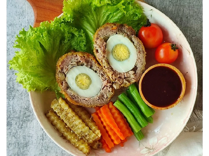 Cara Gampang Membuat Resep  Scotch Egg yang Enak Banget, Bikin Ketagihan