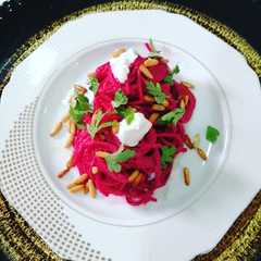 اسباجتي بصوص البنجر-レシピのメイン写真