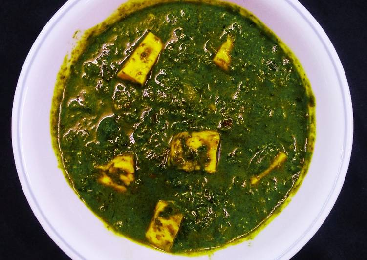 Recipe of Perfect Palak paneer