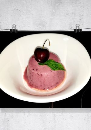 Φωτογραφία της συνταγής Frozen yogurt κεράσι