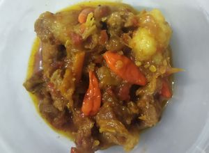 Foto resep Oseng mercon tetelan sapi