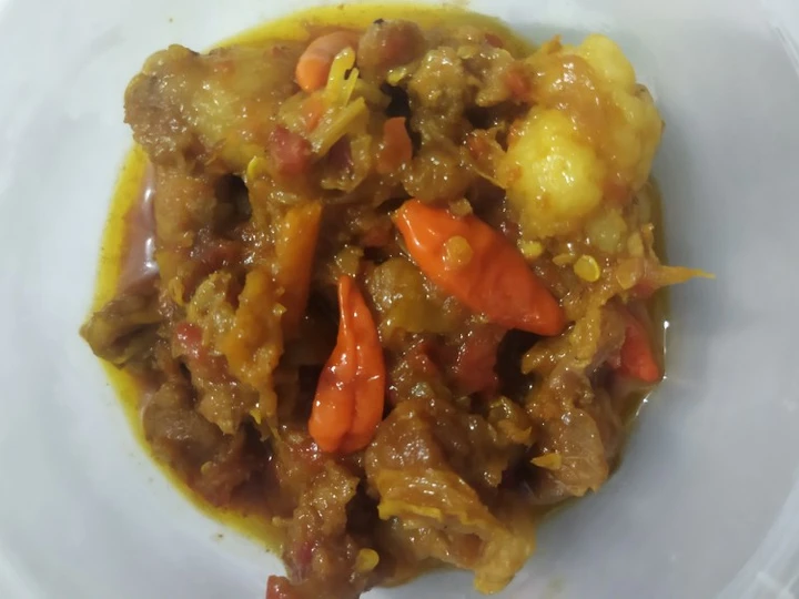 Langkah Gampang Menyiapkan Resep Oseng mercon tetelan sapi Anti Ribet, Sempurna