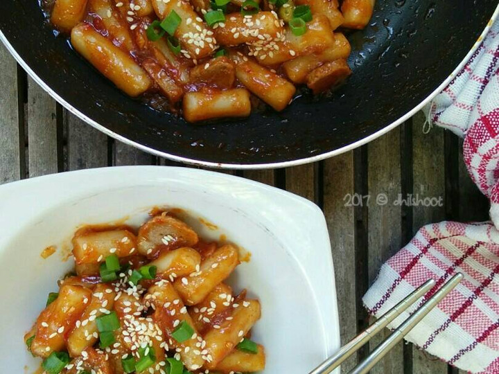 Resep Tteokbokki homemade, Bisa Manjain Lidah