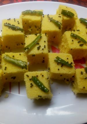 A picture of Instant Dhokla.