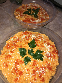 Una foto de Hummus de Garbanzos