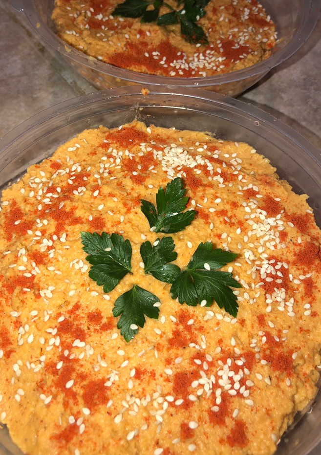 Una foto de Hummus de Garbanzos