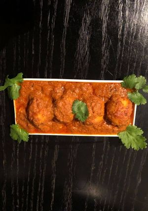 A picture of Dum Aloo.