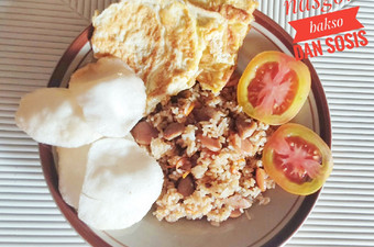 Resep Nasi goreng sosis dan bakso yang Lezat Sekali