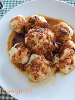 Una foto de Coliflor al ajo arriero