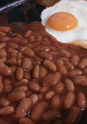 A picture of Healthy breakfast in bed.
