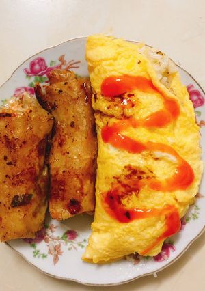 Hình của món Omurice.