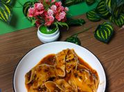 Gambar wonton pedas