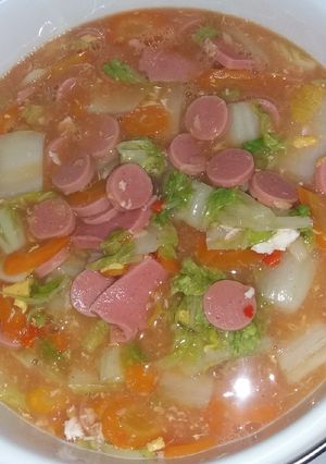 Foto resep Capjay Sosis Diet Day 6