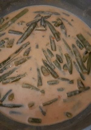 Zöldbabfőzelék recept fotója