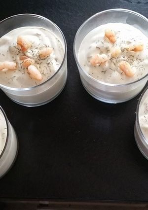 Une photo de Mousse d'asperge mascarpone