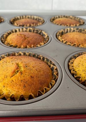 Mákos citromos muffin recept fotója