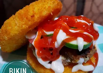 Mudah Cepat Memasak Burger Nasi Enak ala Al Khair Ala Warteg