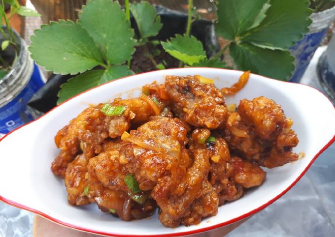 Ayam goreng korea ala kadarnya