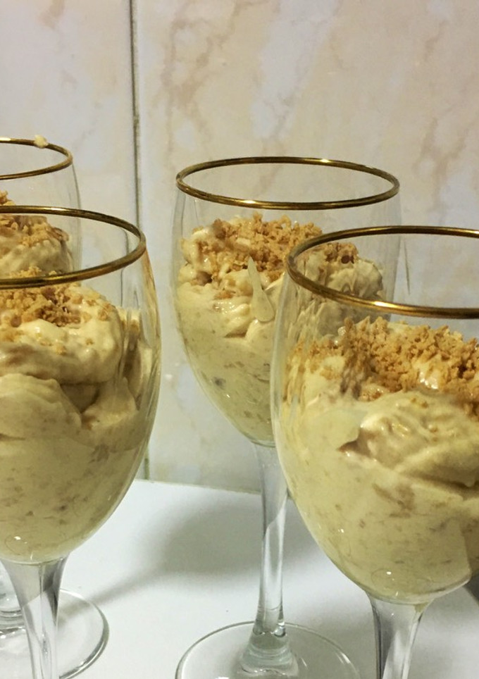 Una foto de Mousse de turrón