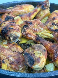 Una foto de Pollo con naranja