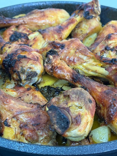 Una foto de Pollo con naranja