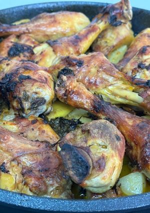 Una foto de Pollo con naranja