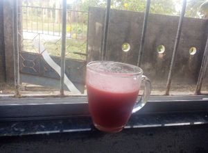 Foto de Suco de melancia 100% natural