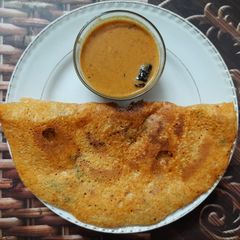 A picture of Chettinad Adai/ lentils Chilla.