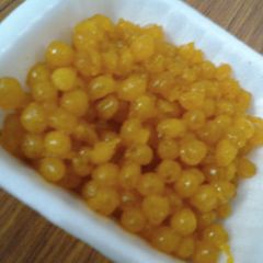 A picture of Meethi Boondi.