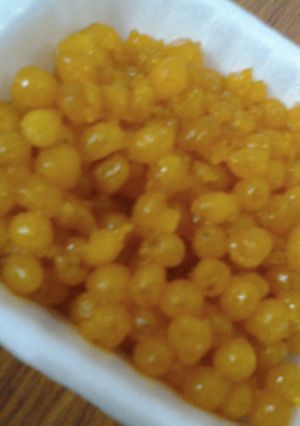 A picture of Meethi Boondi.