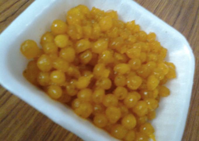 How to Prepare Homemade Meethi Boondi