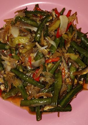 Foto resep Kacang panjang teri medan