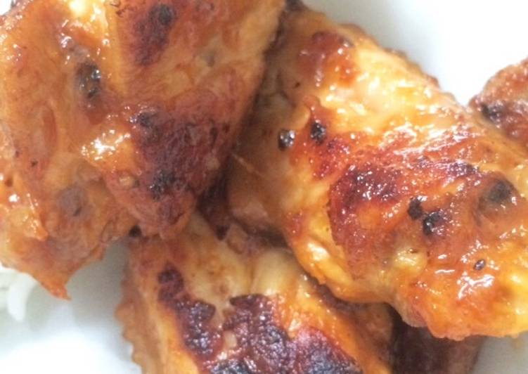 Not-so spicy chicken wings