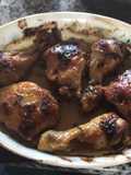 Pollo a la mostaza y miel